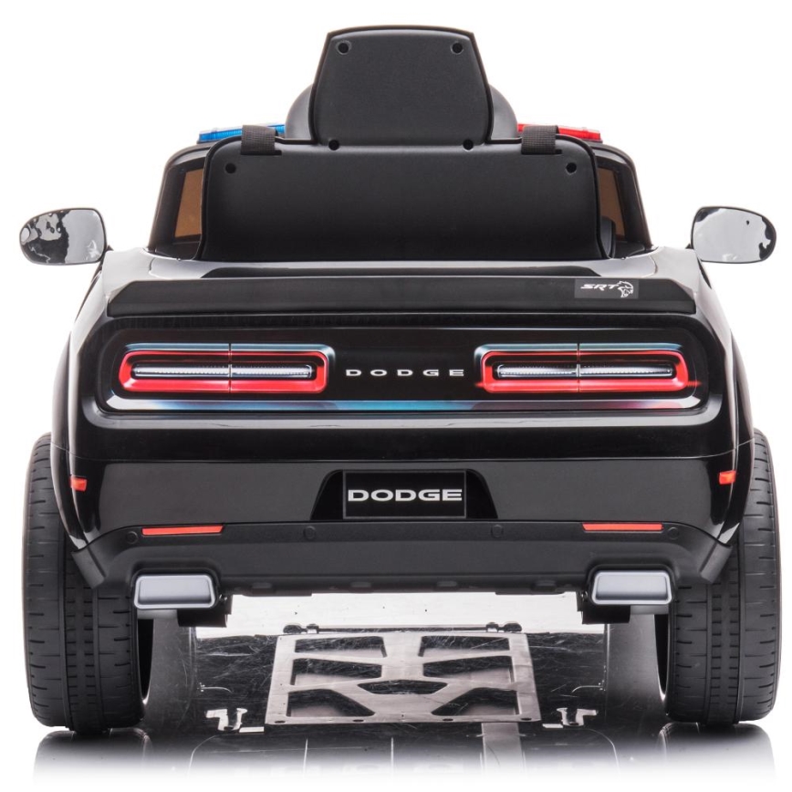 Elektrische auto Dodge Challenger Politieauto 50W/4500 mAh  zwart/wit