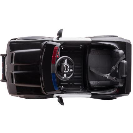 Elektrische auto Dodge Challenger Politieauto 50W/4500 mAh  zwart/wit