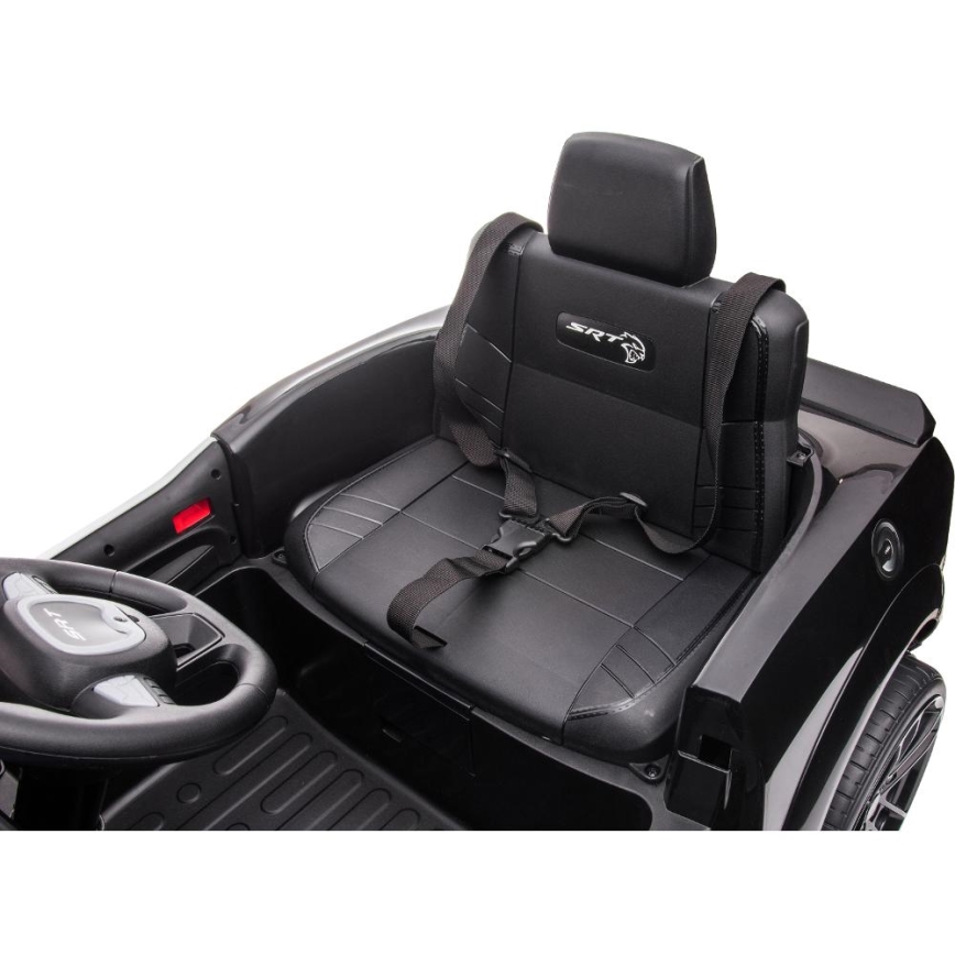 Elektrische auto Dodge Challenger Politieauto 50W/4500 mAh  zwart/wit
