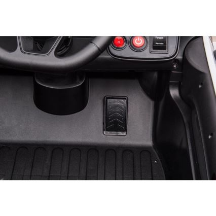 Elektrische auto Dodge Challenger Politieauto 50W/4500 mAh  zwart/wit