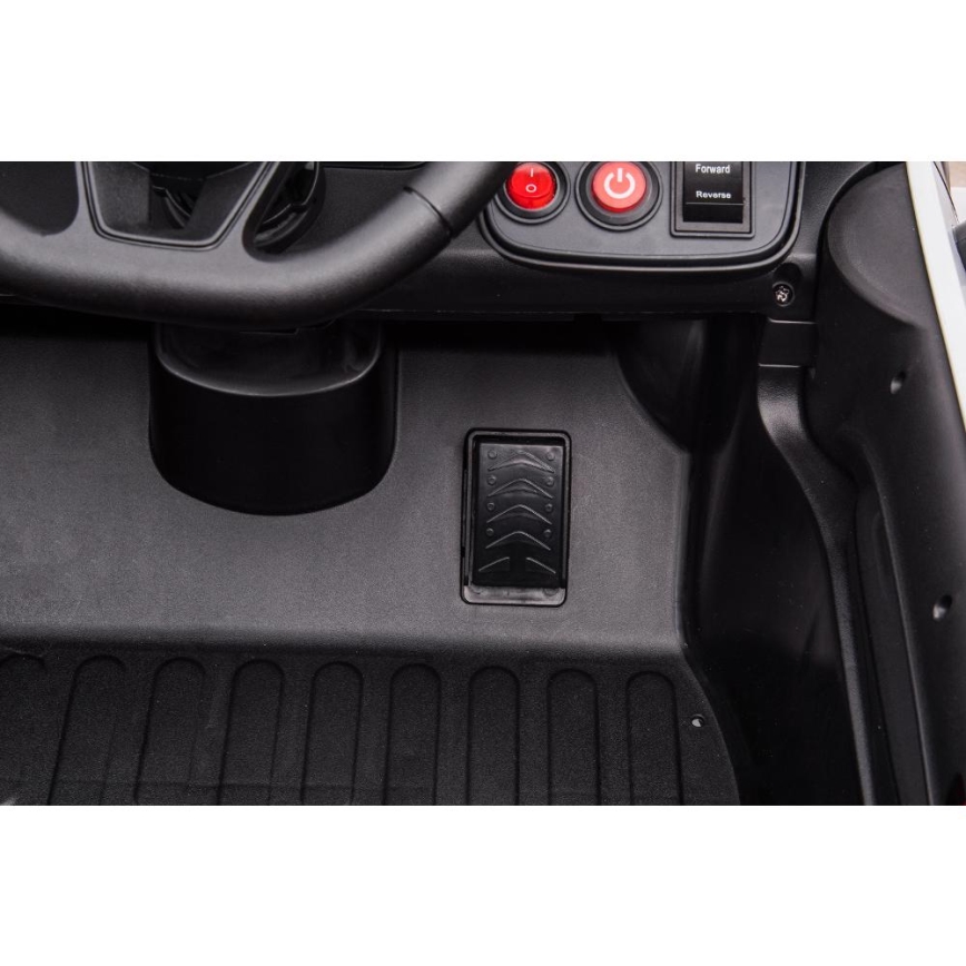 Elektrische auto Dodge Challenger Politieauto 50W/4500 mAh  zwart/wit