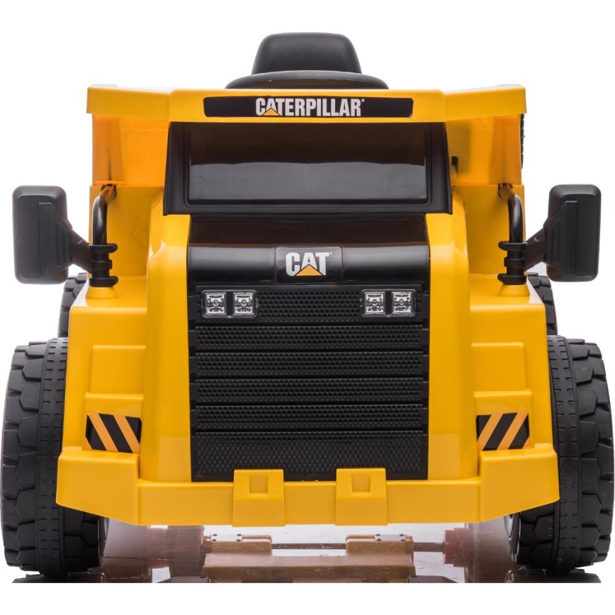 Elektrische speelgoedauto Caterpillar laadschop 60W/4500 mAh geel/zwart
