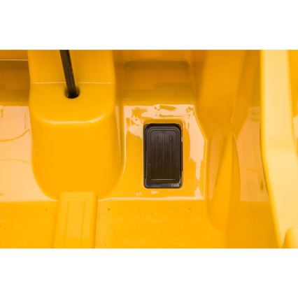 Elektrische speelgoedauto Caterpillar laadschop 60W/4500 mAh geel/zwart