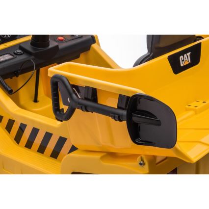 Elektrische speelgoedauto Caterpillar laadschop 60W/4500 mAh geel/zwart