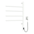 Elektrische draaibare handdoekdroger met thermostaat ARABESQUE 60W 65x49 cm wit