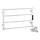 Elektrische handdoekdroger 56x37 63W RVS/wit