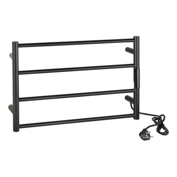 Elektrische handdoekdroger 56x37 63W RVS/zwart