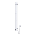 Elektrische handdoekdroger met thermostaat SILOUETTE 70W 120x9 cm, wit, rechts