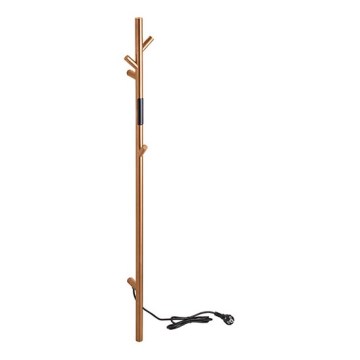 Elektrische handdoekdroger (staafmodel) 118 cm, 30 W, koperen uitvoering