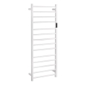 Elektrische handdoekradiator 45x132 cm 180W RVS/wit