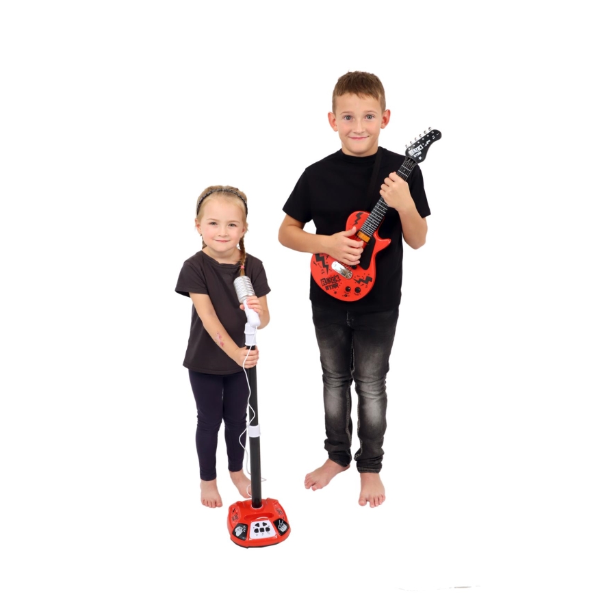 Elektrische kindergitaar ROCK STAR 3xAA