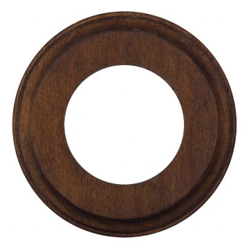 Elhard - Cadre rétro en bois au design épuré, finition bois foncé