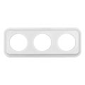 Elhard - Keramisch retro 3-voudig frame, wit