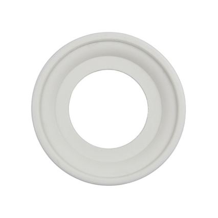 Elhard - Keramisch retro stopcontact met afdekraam 230V wit