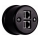 Elhard - Prise réseau rétro en céramique 2x RJ45 noire