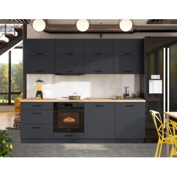 ELISE Keukenunit 240 cm Grafiet