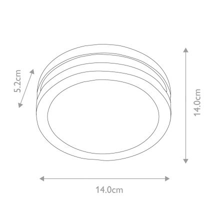 Elstead - Applique murale LED extérieure ANO 1xGX53/9W/230V IP54