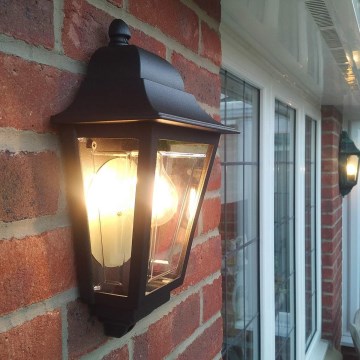 Elstead - Applique murale d'extérieur DECO LANE 1xE27/60W/230V IP44 noire