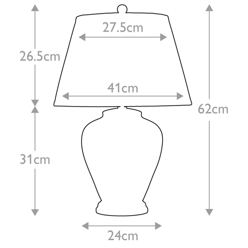 Elstead - Tafellamp ARUM LILY 1xE27/60W/230V