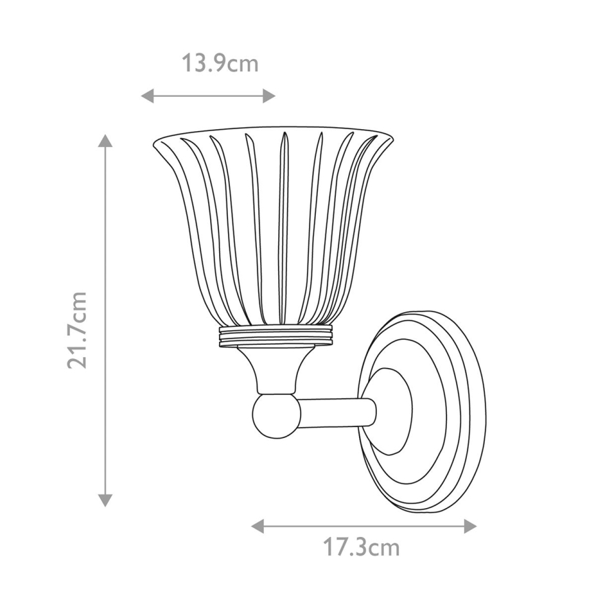 Elstead - LED Badkamer wandlamp AUSTEN 1xG9/3W/230V 3000K IP44