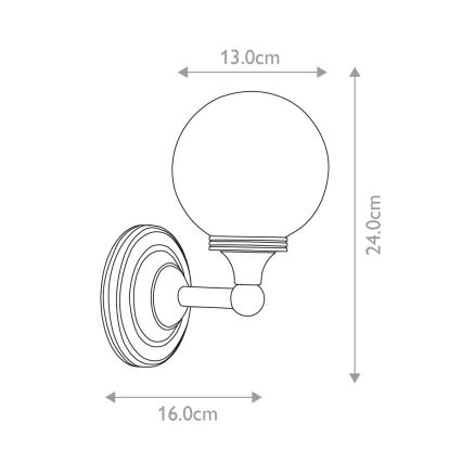 Elstead - LED Badkamer wandlamp AUSTEN 1xG9/3W/230V IP44