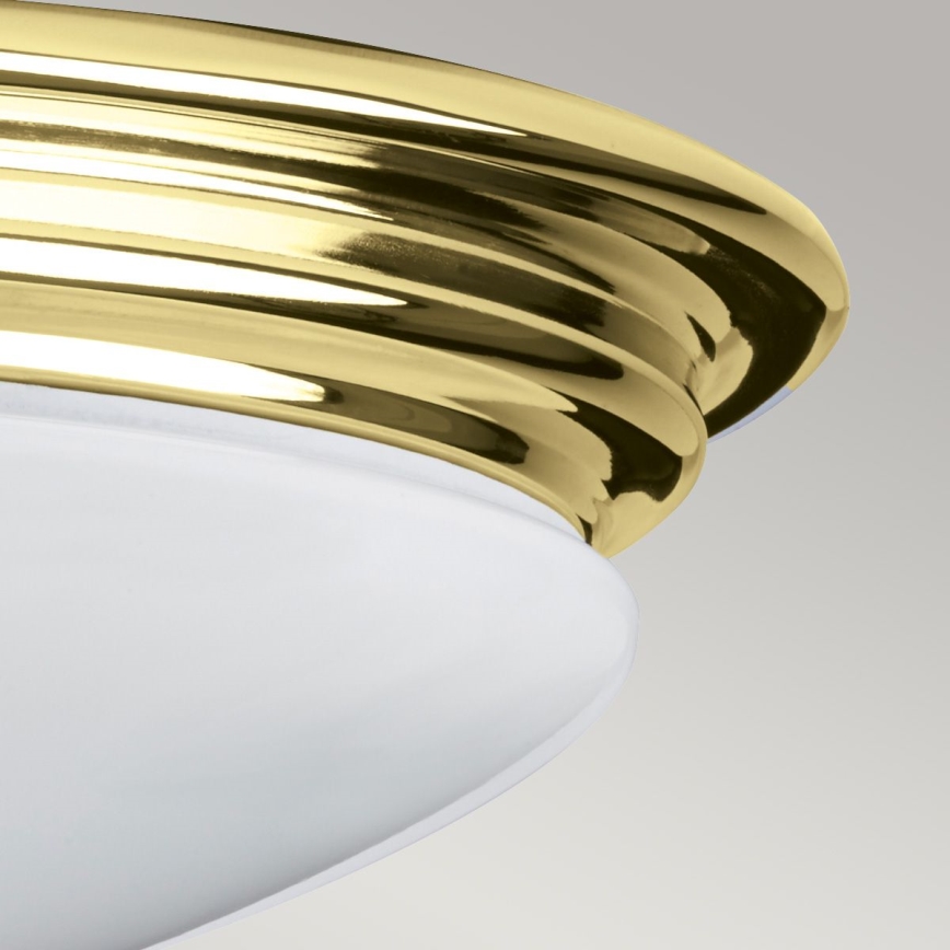 Elstead - LED Badkamer plafondlamp BROMPTON 1xGX53/5,7W/230V IP44 goud