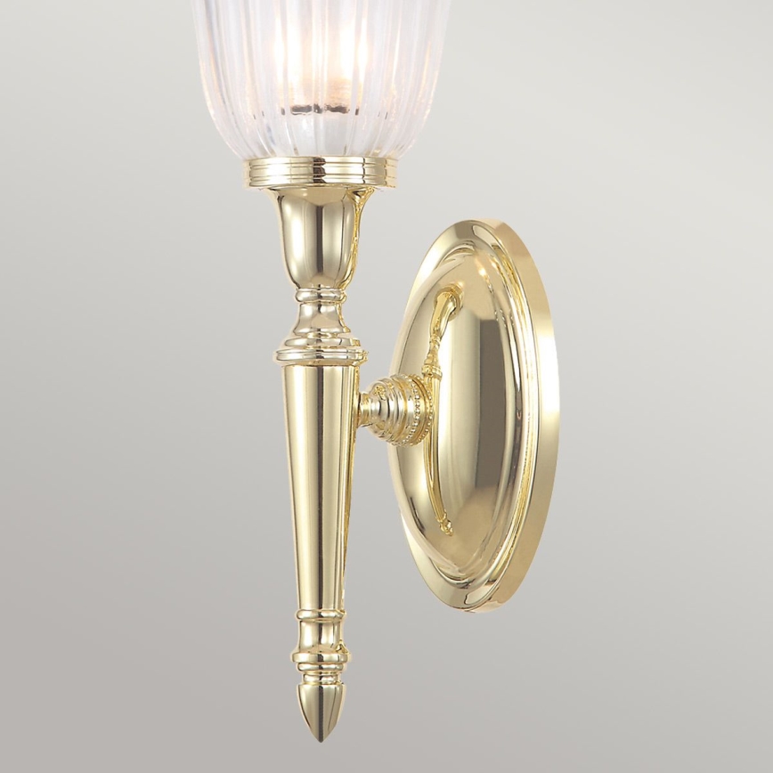 Elstead - LED-wandlamp voor badkamer DRYDEN 1xG9/3W/230V IP44 goudkleurig