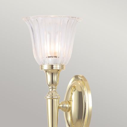 Elstead - LED-wandlamp voor badkamer DRYDEN 1xG9/3W/230V IP44 goudkleurig