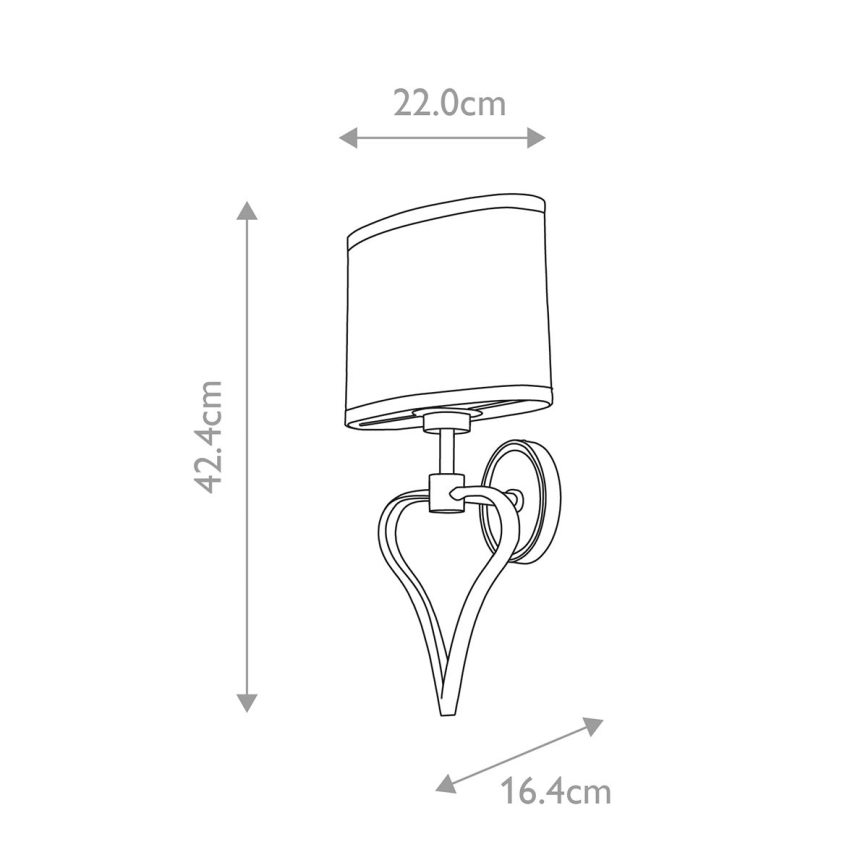 Elstead - LED Badkamer wandlamp FALMOUTH 1xG9/3W/230V + LED/1W IP44
