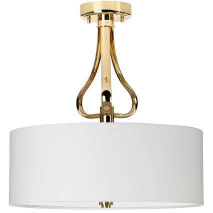 Elstead - LED Badkamer hanglamp met vaste pendel FALMOUTH 1xG9/3W/230V IP44 beige/goud