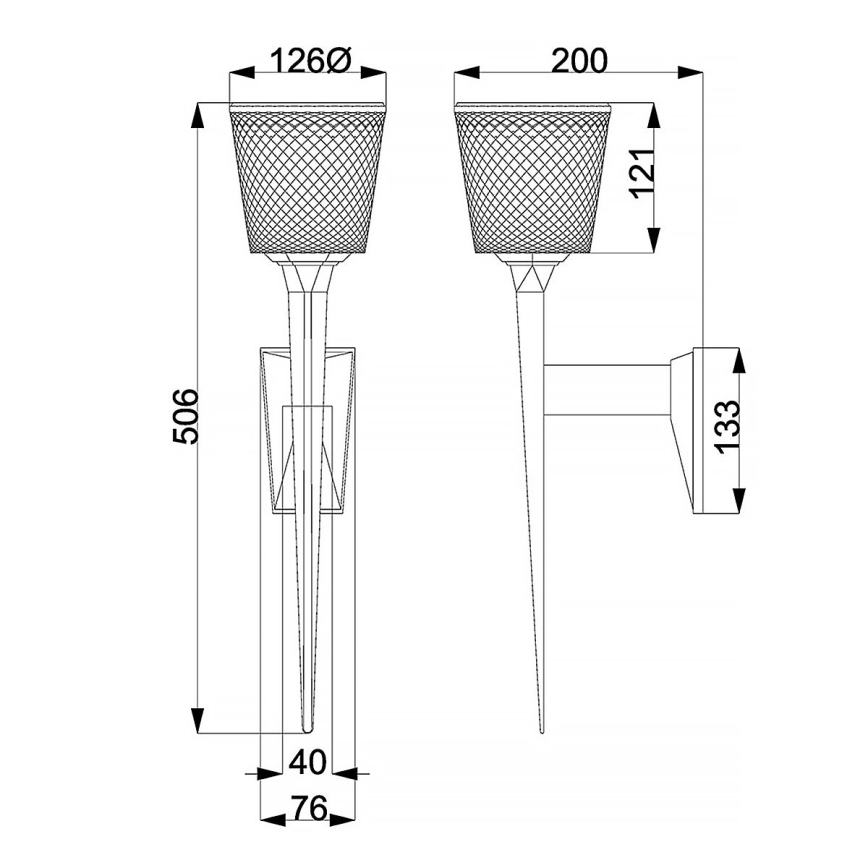 Elstead - LED Badkamer wandlamp VERITY 1xG9/3W/230V IP44