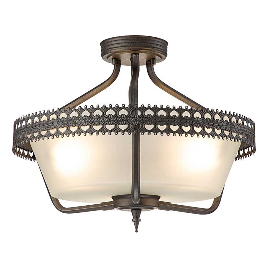 Elstead - Bevestigde hanglamp CROWN 3xE27/60W/230V