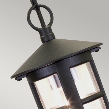 Elstead BL21B-BLACK - Suspension d'extérieur HEREFORD 1xE27/100W/230V IP43
