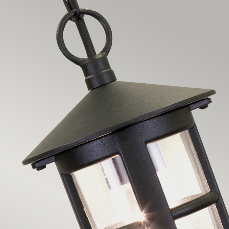 Elstead BL21B-BLACK - Suspension d'extérieur HEREFORD 1xE27/100W/230V IP43