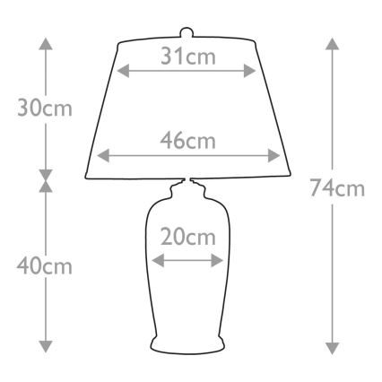 Elstead - Lampe de table BLACK BIRDS 1xE27/60W/230V