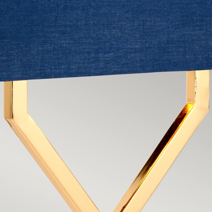 Elstead - Tafellamp CROSS 1xE27/60W/230V goud/blauw