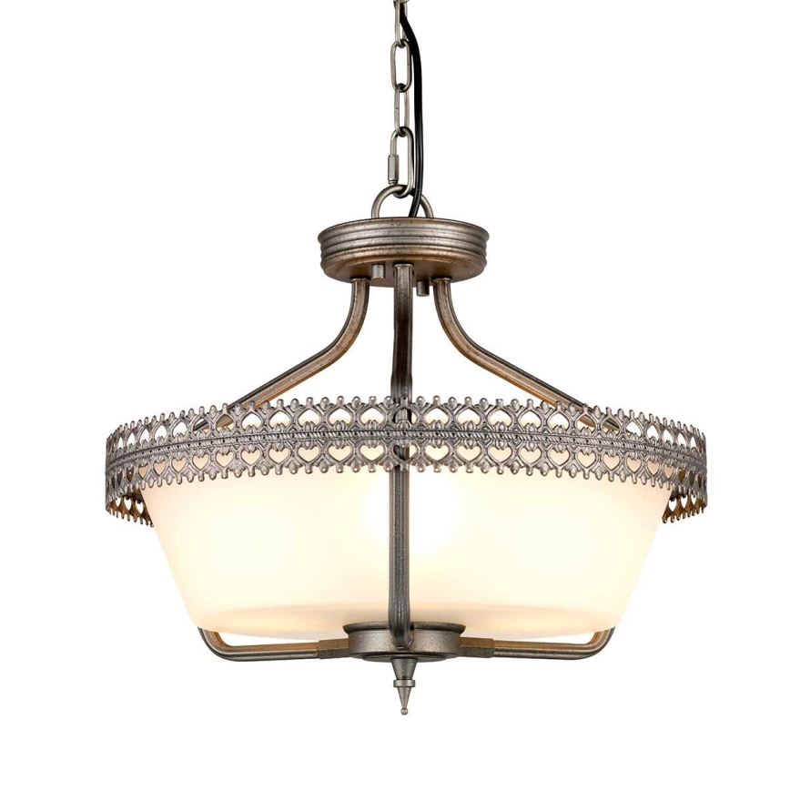Elstead - Bevestigde hanglamp CROWN 3xE27/60W/230V
