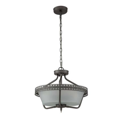 Elstead - Bevestigde hanglamp CROWN 3xE27/60W/230V