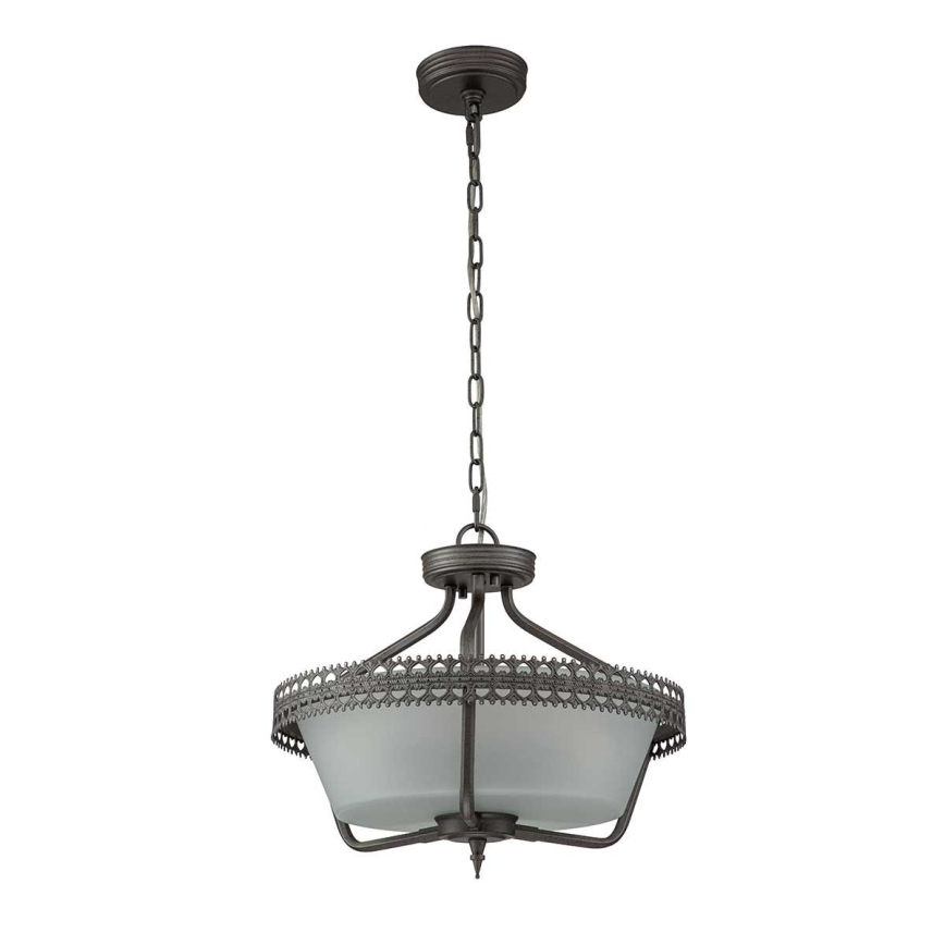 Elstead - Bevestigde hanglamp CROWN 3xE27/60W/230V