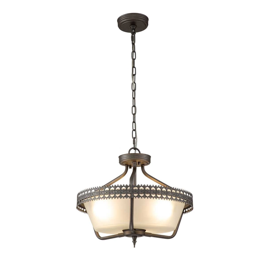 Elstead - Plafonnier CROWN 3xE27/60W/230V