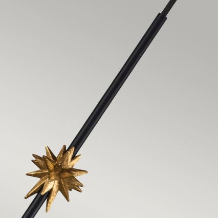 Elstead - Hanglamp aan een koord ETOILE 1xE27/60W/230V diameter 17,8 cm zwart