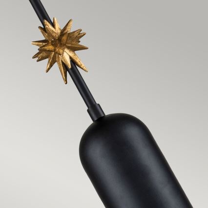 Elstead - Hanglamp aan een koord ETOILE 1xE27/60W/230V diameter 17,8 cm zwart