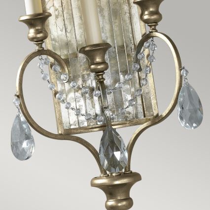 Elstead FE-GIANNA3W - Kristallen wandlamp GIANNA 3xE14/60W/230V