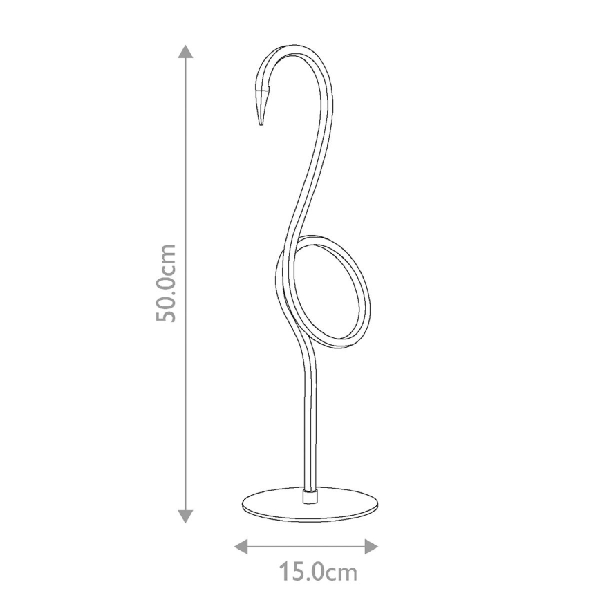 Elstead - LED Lampe de table FLAMINGO LED/6W/230V 3000K rose