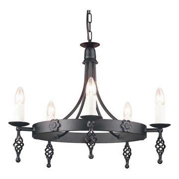 Elstead - Hanglamp aan een ketting BELFRY 5xE14/60W/230V