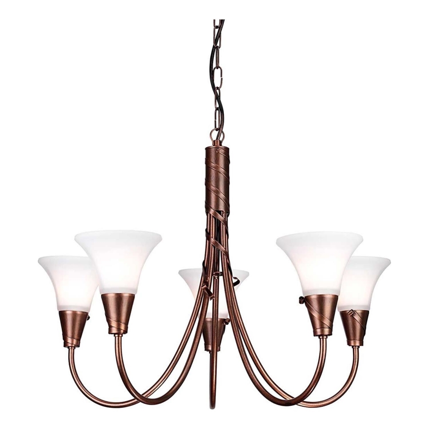 Elstead - Hanglamp aan een ketting EMILY 5xE14/40W/230V