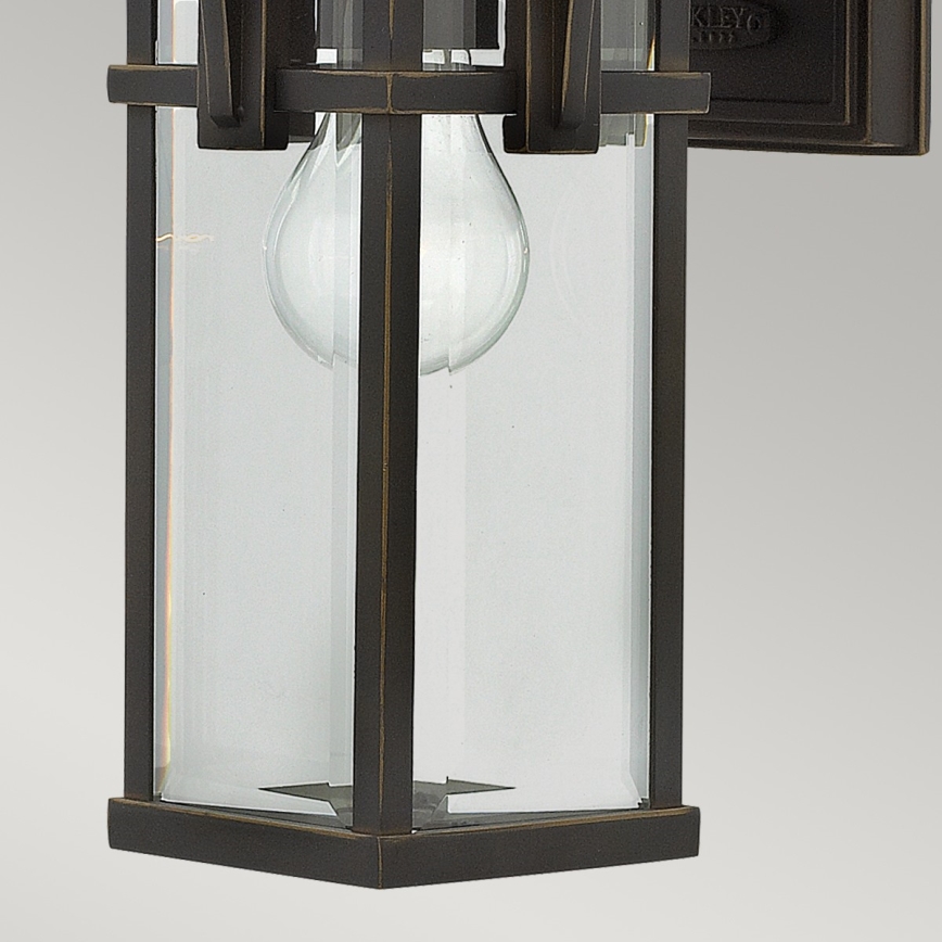 Elstead HK-MANHATTAN2-S - Wandlamp voor buiten MANHATTAN 1xE27/100W/230V IP44