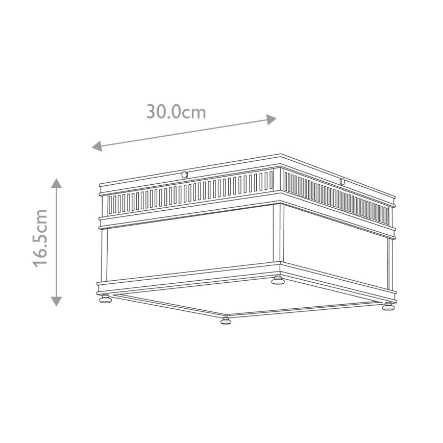 Elstead - Plafondlamp voor buiten HOLBORN 2xE27/60W/230V IP44