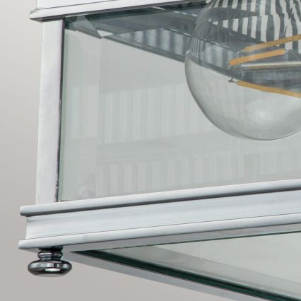 Elstead - Buitenplafondlamp HOLBORN 2xE27/60W/230V IP44 glanzend chroom