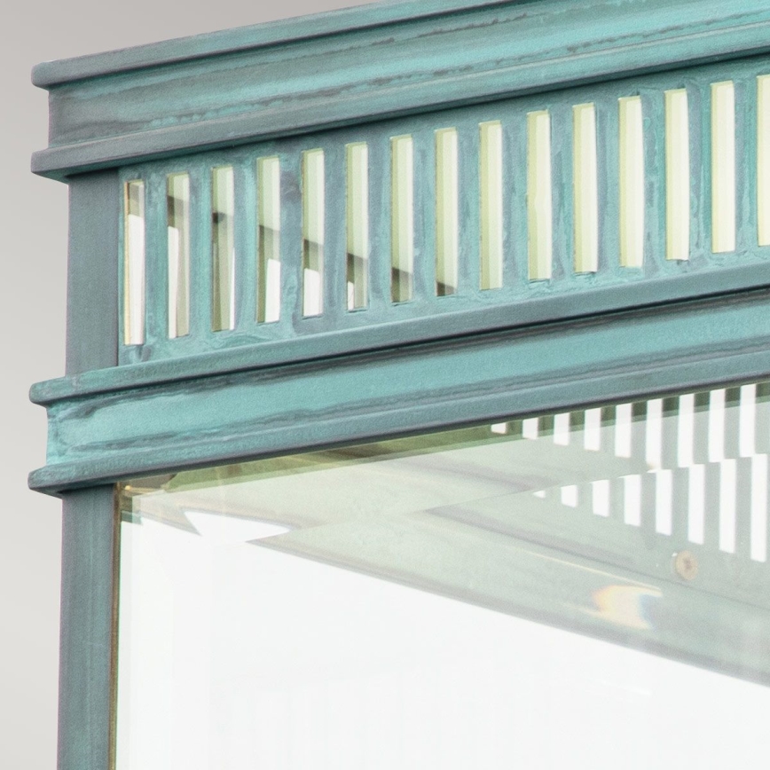 Elstead - Plafonnier d'extérieur HOLBORN 2xE27/60W/230V IP44 turquoise